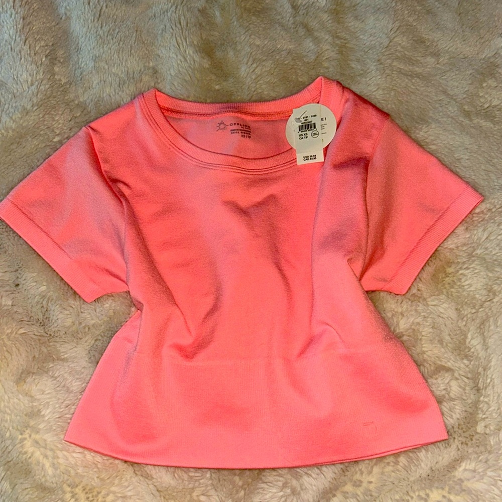 Aerie Pink Short Sleeve Tee